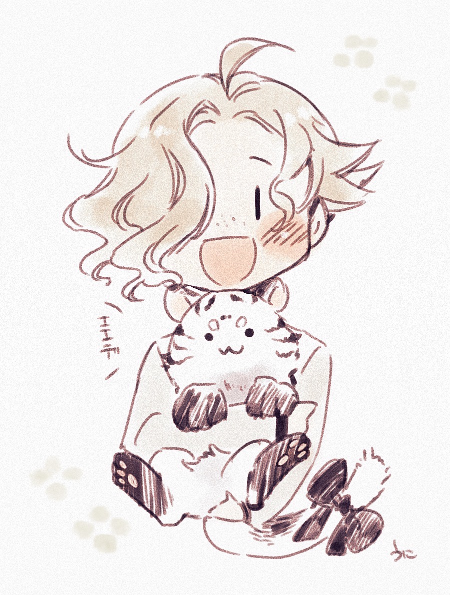 虎くんが撫でていいそうです