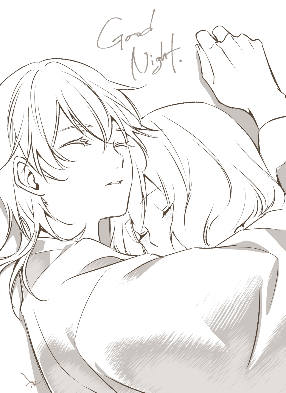 おやすみ(鶴さに)