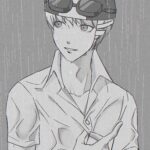 「通り雨に降られちゃって」(4主)